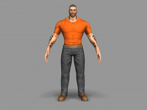 gangster Modelo 3D
