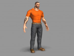 gangster Modelo 3D