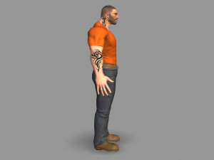 gangster Modelo 3D
