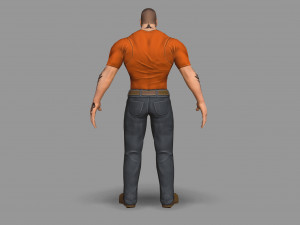 gangster Modelo 3D
