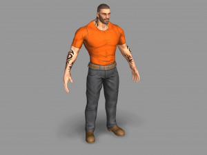 gangster Modelo 3D