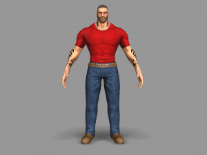 gangster Modelo 3D