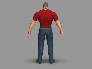 gangster Modelo 3D
