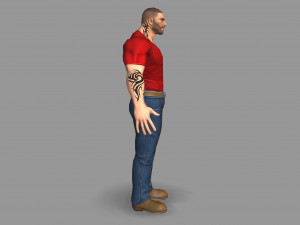 gangster Modelo 3D