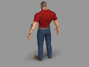 gangster Modelo 3D