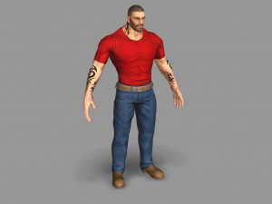 gangster Modelo 3D