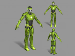 sci-fi character 3D Model