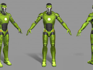 sci-fi character 3D 模型