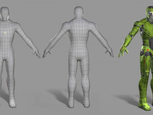 sci-fi character 3D Model