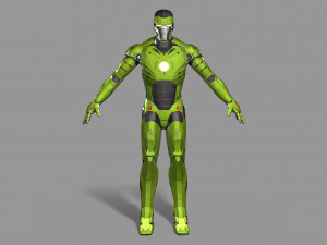 sci-fi character 3D 模型