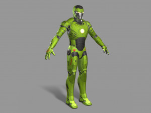 sci-fi character 3D 模型