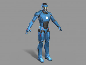 sci-fi character 3D 模型
