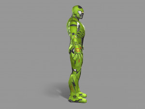 sci-fi character 3D 模型