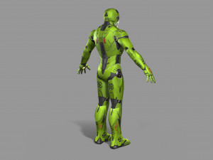 sci-fi character 3D 模型