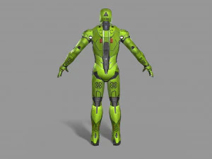 sci-fi character 3D Model