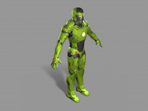 sci-fi character 3D 模型