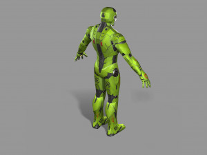 sci-fi character 3D 模型