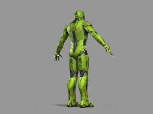 sci-fi character 3D 模型