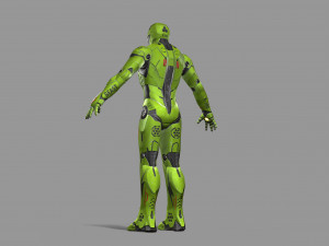 sci-fi character 3D 模型
