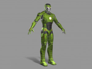 sci-fi character 3D 模型