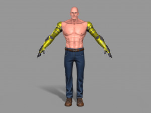 cyborg Modello 3D