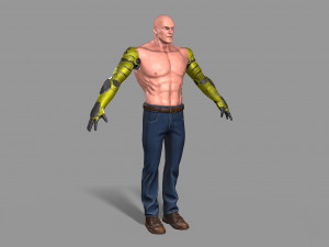 cyborg Modello 3D