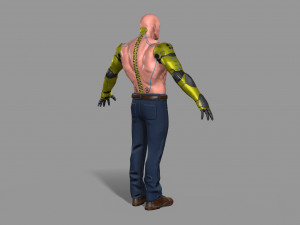 cyborg Modello 3D