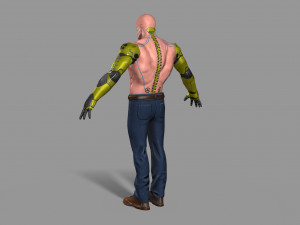 cyborg Modello 3D