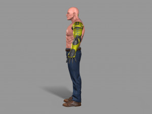 cyborg Modello 3D
