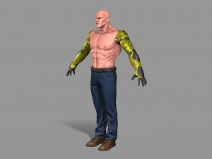cyborg Modello 3D