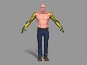 cyborg Modello 3D