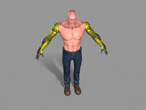 cyborg Modello 3D