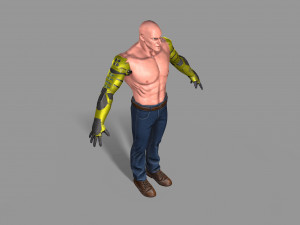 cyborg Modello 3D