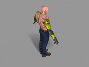 cyborg Modello 3D