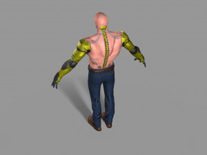 cyborg Modello 3D