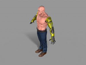 cyborg Modello 3D