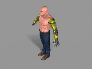 cyborg 3D Model