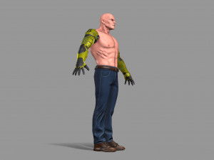 cyborg Modello 3D