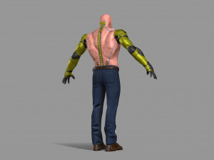 cyborg Modello 3D