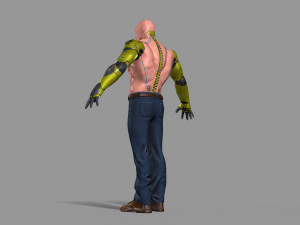 cyborg Modello 3D