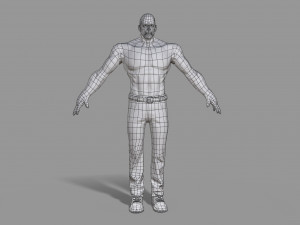 cyborg Modello 3D