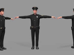 police man Modelo 3D