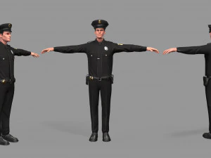 police man 3D Model