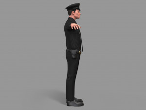 police man Modelo 3D