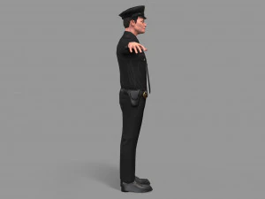 police man 3D Model