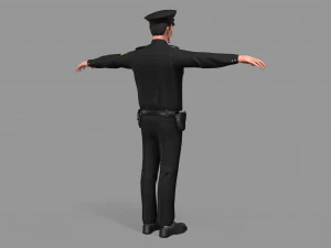 police man 3D Model
