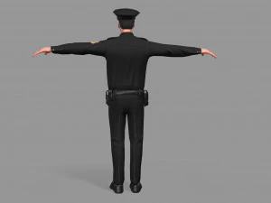 police man 3D Model