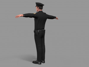 police man Modelo 3D