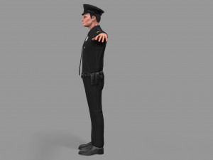 police man Modelo 3D