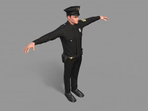 police man 3D Model